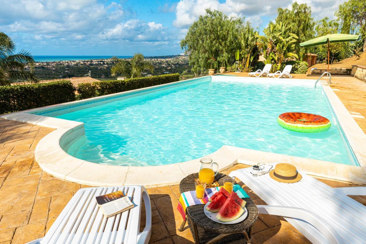 Solemar Sicilia - Le Casette Di Calzata กัมโปเฟลิเช ดิ โรชเชลลา ภายนอก รูปภาพ