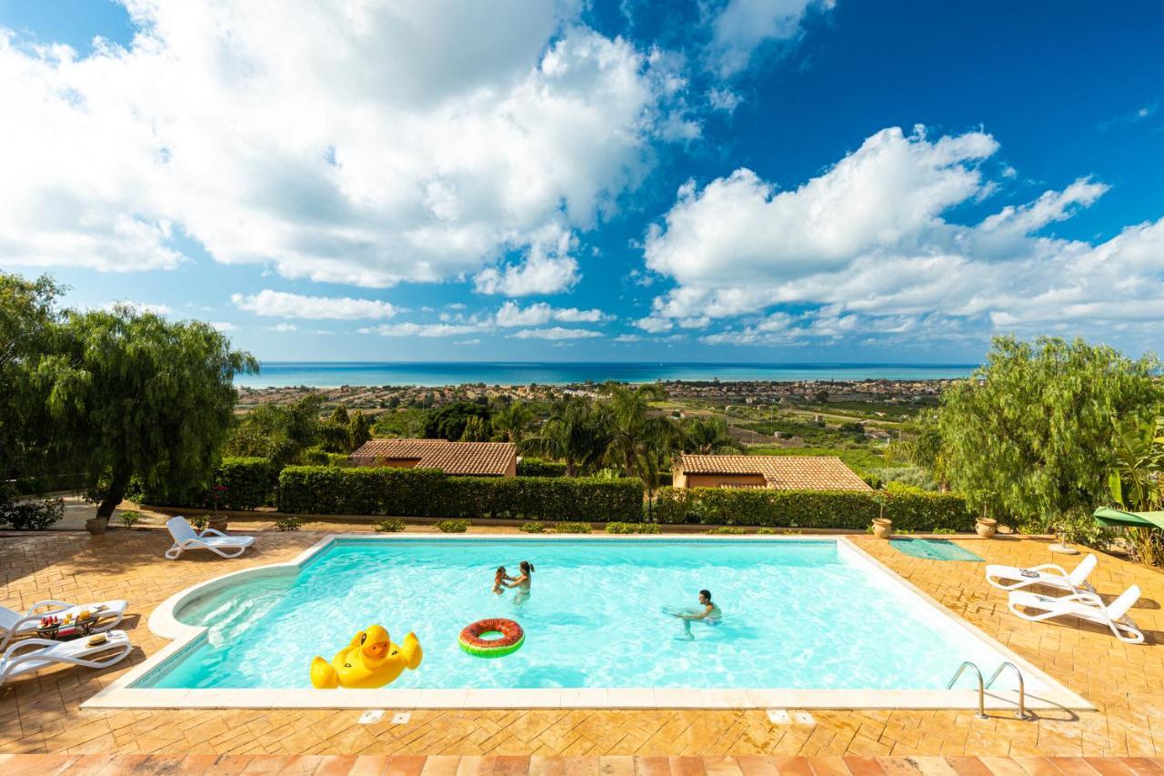 Solemar Sicilia - Le Casette Di Calzata กัมโปเฟลิเช ดิ โรชเชลลา ภายนอก รูปภาพ